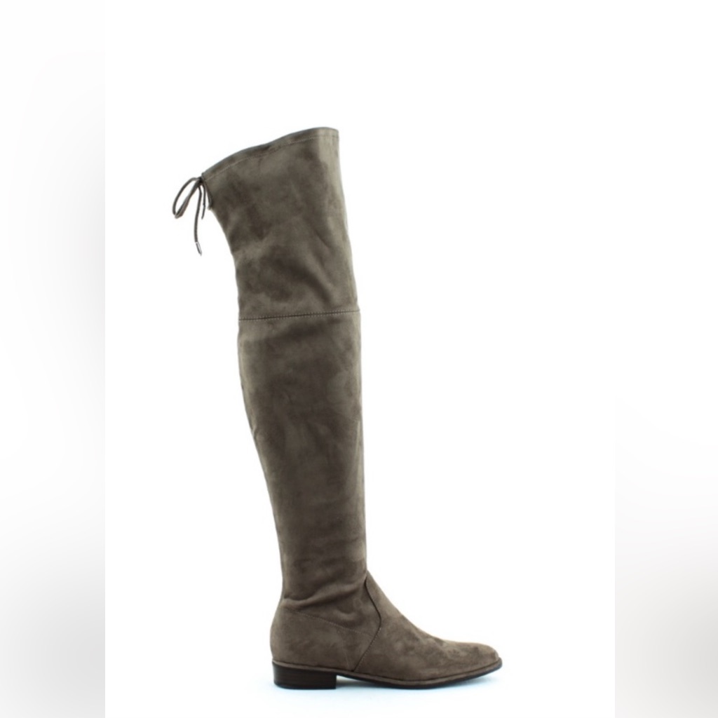 Marc Fisher Humor 2 Over The Knee Boots - Taupe Fabric